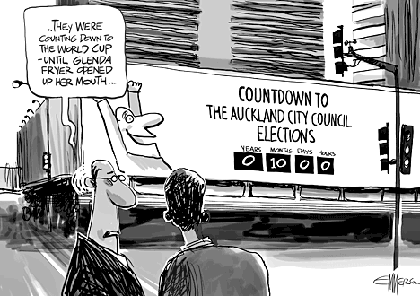 Countdown to the auckland city council elections