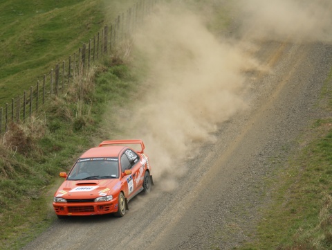 Car 135 on the SS8 stage
